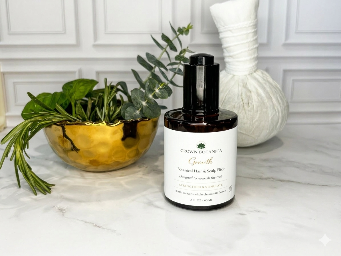 Crown Botanica Growth Hair Elixir Botanical Infusion