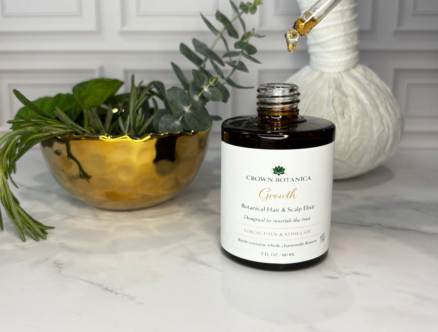 Crown Botanica Growth Hair Elixir Botanical Infusion