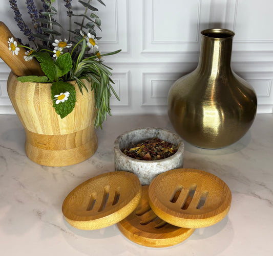 Crown Botanica Bamboo Shower Steamer Rest